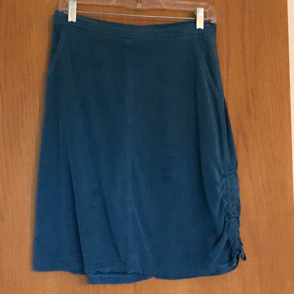 Sporty sexy teal mini skirt